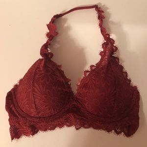 PINK lace bralette